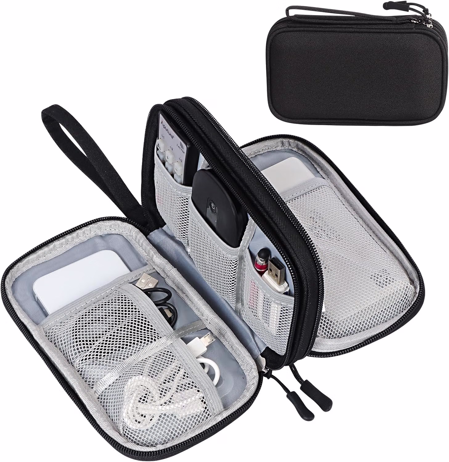 Tech Pouch Organizer for Cables & Gadgets - Image 1